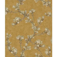   BN Van Gogh 2, 220014 Natur ágak rügyek nyiladozó virágok okkersárga szines tapéta