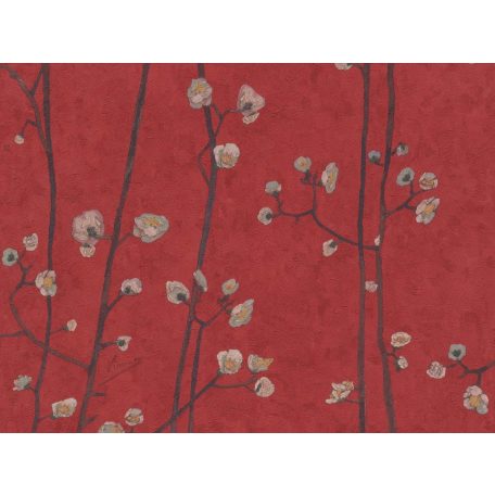 BN Van Gogh 2, 220020 Natur virágos rügyedező nyíló virágok piros szines tapéta