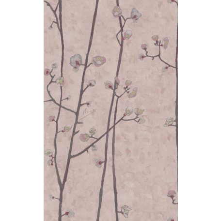 BN Van Gogh 2, 220021 Natur virágos rügyedező nyíló virágok fáradt rózsaszín szines tapéta