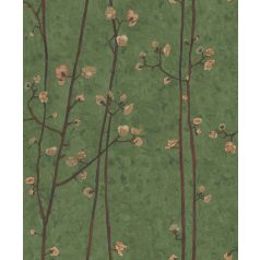  BN Van Gogh 2, 220024  Natur virágos rügyedező nyíló virágok sötétzöld szines tapéta