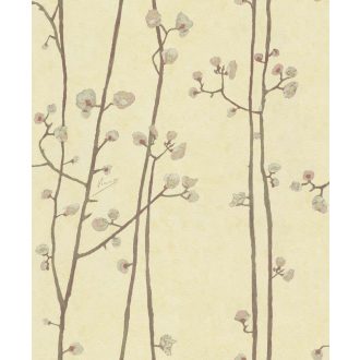   BN Van Gogh 2, 220025  Natur virágos rügyedező nyíló virágok világos vaníliasárga szines tapéta