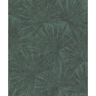   BN Panthera 220134  botanikus trópusi levelek zöld sötétzöld fekete tapéta