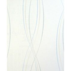   Rasch Textil Gentle & Divine 222899 Grafikus hullámminta krémfehér bézs árnyalatok világoskék  ezüst tapéta