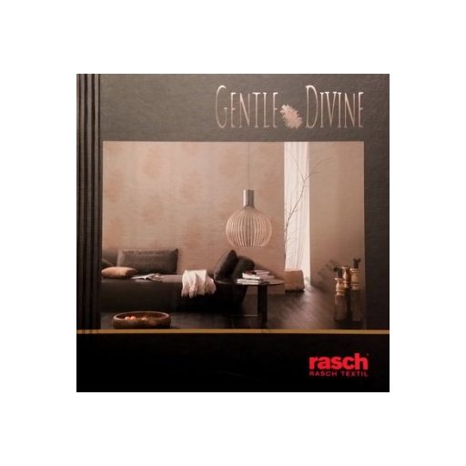 Rasch Textil Gentle & Divine 222899 Grafikus hullámminta krémfehér bézs árnyalatok világoskék  ezüst tapéta