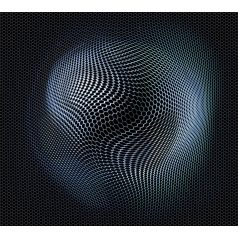   Erismann ELLE Decoration 2, 2238-20 GALAXY Geometrikus 3D galaktikus fantázia Vasarely nyomán fekete kék szürke ezüst falpanel