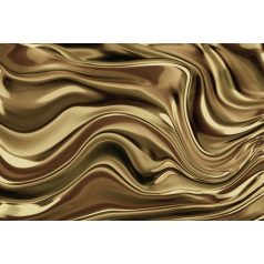   Erismann ELLE Decoration 2, 2240-20 ILLUSION 3D optikai illúzió felnagyított hullámminta arany aranybarna fekete falpanel