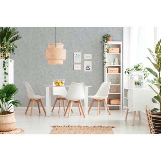 Strukturált egyszínű beton/vakolatminta szürke tónusok tapéta