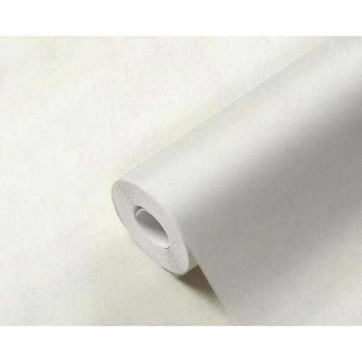Strukturált egyszínű beton/vakolatminta fehér/krémfehér tónusok tapéta