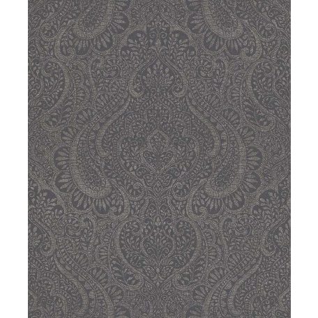 Rasch Textil Jaipur 227849 Henna díszítőminta antracit ezüst tapéta
