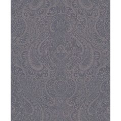   Rasch Textil Jaipur 227863 Henna díszítőminta sötétszürke kékes szürke ezüst tapéta