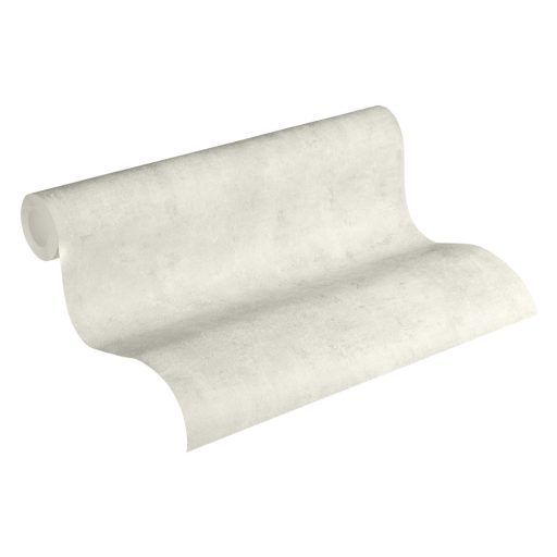 Napi használatban! Kopott megjelenésű strukturált vakolatminta szürkésfehér és szürke tónus tapéta