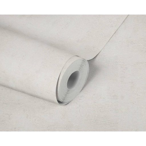 Napi használatban! Kopott megjelenésű strukturált vakolatminta szürkésfehér és szürke tónus tapéta