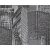 As-Creation Manhattan 2528-21 Grafikus New Yorki felhőkarcolők fekete fémes ezüst tapéta