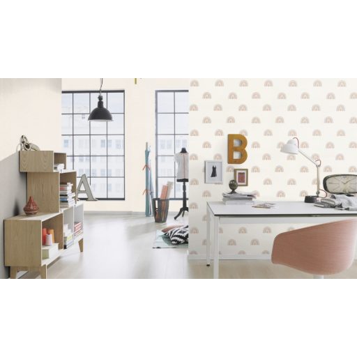 Rasch Kids World/Bambino XIX 252804 Gyerekszobai Egyszínű krémszín tónus tapéta