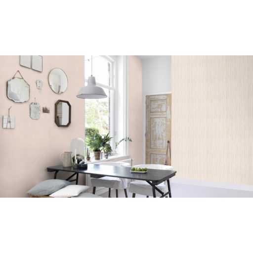 Rasch Kids World/Bambino XIX 252828 Gyerekszobai Egyszínű pasztell rózsazsín tónus tapéta