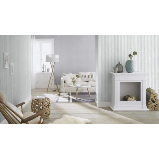 Rasch Kids World/Bambino XIX 252842 Gyerekszobai Egyszínű pasztellkék/szürkéskék tónus tapéta