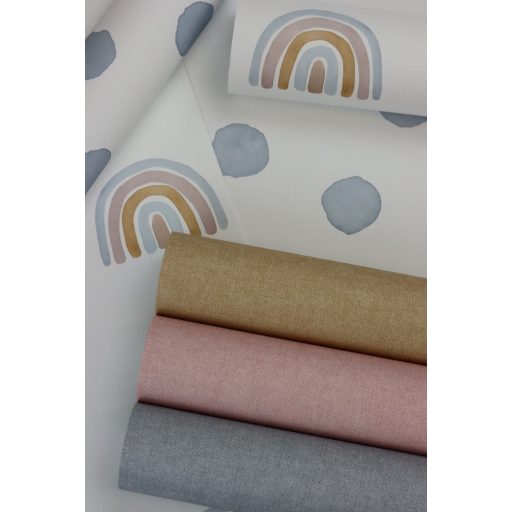 Rasch Kids World/Bambino XIX 252866 Gyerekszobai Egyszínű agyagszín tónus tapéta