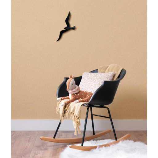 Rasch Bambino XIX 252972 Gyerekszobai Friss apró levelek agyagszín/sárgásbarna tónusok tapéta