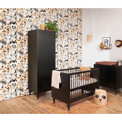 Rasch Kids World/Bambino XIX 253023 Gyerekszobai Apró pöttyös minta krémfehér világosszürke szürke tapéta