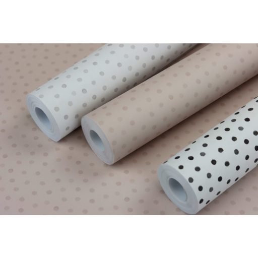 Rasch Bambino XIX 253047 Gyerekszobai Apró pöttyös minta pasztell rózsaszín rosé/világosszürke tapéta