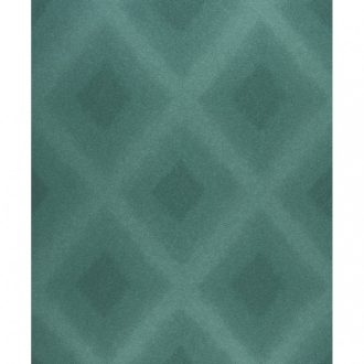   Casadeco Empire State 26766130 DIAMOND BLEU EMERAUDE Design geometrikus sejtelmes rombuszok smaragdzöld/kék árnyalatok tapéta