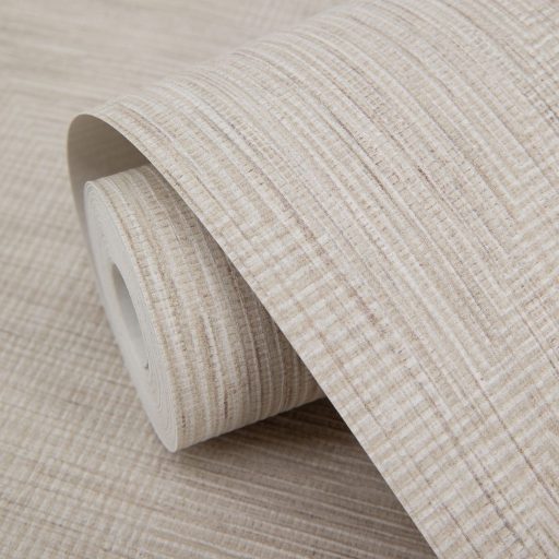 Sivatagi hangulatú négyzetes spirál elemekből épülő labirintus minta krém bézs és homokszín tónus tapéta