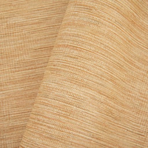 Természetes lenszövet hatású strukturált minta aranybarna - mézbarna krém és barna tónus tapéta