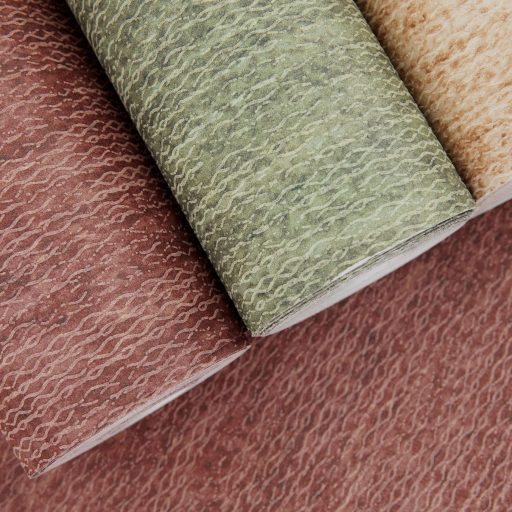 Szabálytalan hálómintázat vagy kigyóbőr természetes textúrája terrakotta és vörösesbarna tónus tapéta