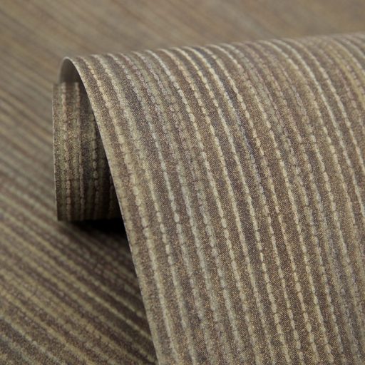 Természetes elegancia megtestesítője! Függőleges vonalvezetésű texturált minta meleg földszínek - bézs és barna tónus tapéta