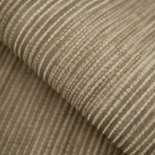 Természetes elegancia megtestesítője! Függőleges vonalvezetésű texturált minta sötét lenszín és bézs tónus tapéta