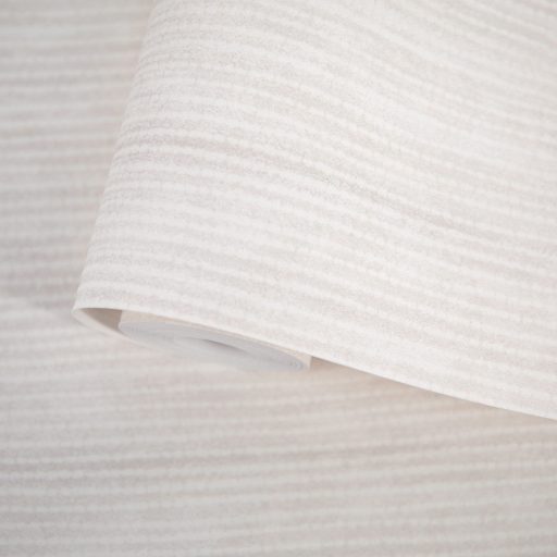 Természetes elegancia megtestesítője! Függőleges vonalvezetésű texturált minta finom bézs és krém/krémfehér tónus tapéta