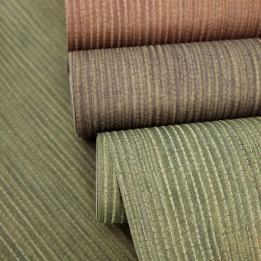 Természetes elegancia megtestesítője! Függőleges vonalvezetésű texturált minta friss zöld tónus tapéta