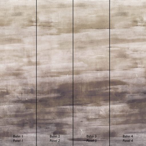 Lágy ecsetvonások és sejtelmes (szín)átmenetek akvarell természeti kép bézs szürke és barna tónus falpanel