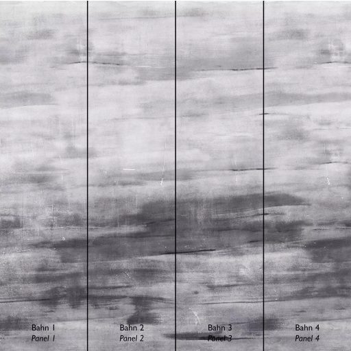 Lágy ecsetvonások és sejtelmes (szín)átmenetek akvarell természeti kép gránitszürke szürke és krémszürke tónus falpanel