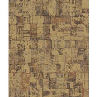   EMIL & HUGO Zanzibar 289892 DOMINO CHIC dominócsempe minta arany bronz fekete finom csillogó hatás tapéta