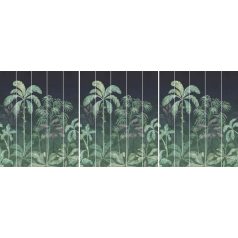   EMIL & HUGO Zanzibar 290300 JOZANI FOREST Natur trópusi misztikus szépségű dzsungel csendélet smaragdzöld éjkék digitális panel