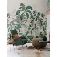   EMIL & HUGO Zanzibar 290317 JOZANI FOREST Natur trópusi misztikus szépségű dzsungel csendélet smaragdzöld homokszín digitális panel