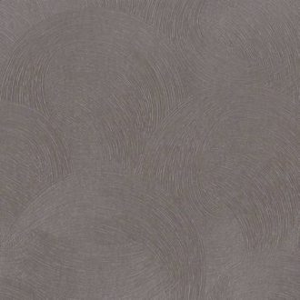   Nagyformátumú összefonódó körök grafikus mintája szürke szürkésbarna tónusok fémes hatás tapéta