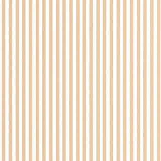   Keskeny csíkozású gyerekszobai minta teveszőrbarna és krémfehér tónus tapéta