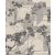 Háromdimenziós japán kert - szigorú vonalak és grafikus botanikai rajzok törtfehér szürke fekete arany tapéta