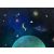 BN Doodleedo 300438 DISCOVERY Gyerekszobai Éjszakai égbolt felfedezőknek éjkék zöld szines falpanel