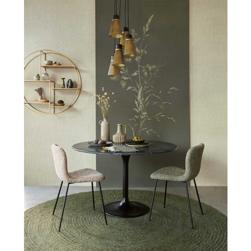 Eijffinger Waterfront 300905 AQUA TWIGS Natur Skandináv szélben ringó vízinád felhős háttéren barna bézs zöld falpanel