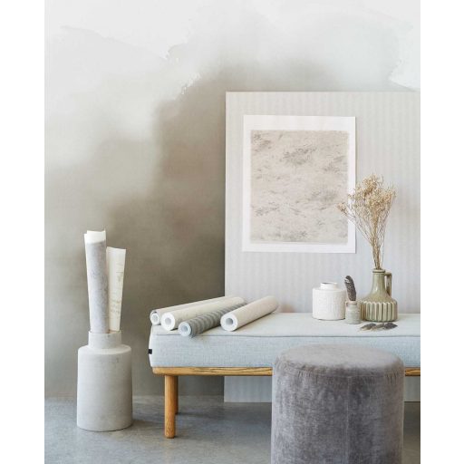 Eijffinger Waterfront 300918 AQUERELLE Natur Art felhők akvarell megjelenésben barna szürkésbarna szürkésbézs fehér falpanel