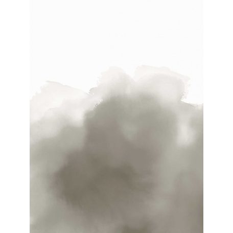 Eijffinger Waterfront 300919 AQUERELLE Natur Art felhők akvarell megjelenésben barna szürkésbarna szürkésbézs fehér falpanel