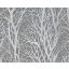 As-Creation Attractive 2/New Life/Life 4, 30094-3 Natur fa-faágak krémfehér szürke ezüst fémes csillogó hatás  tapéta