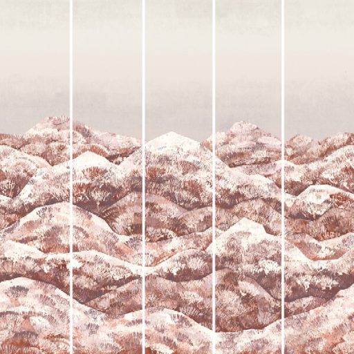 Megtalálta Atlantisz elveszettnek hitt kincsét! Most tengeri élőhely "M" korallvörös krém és rózsaszín tónus falpanel