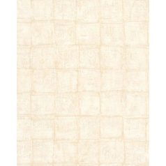   Marburg Casual 30415 Vintage geometrikus négyzetek szürke bézs krém krémsárga tapéta