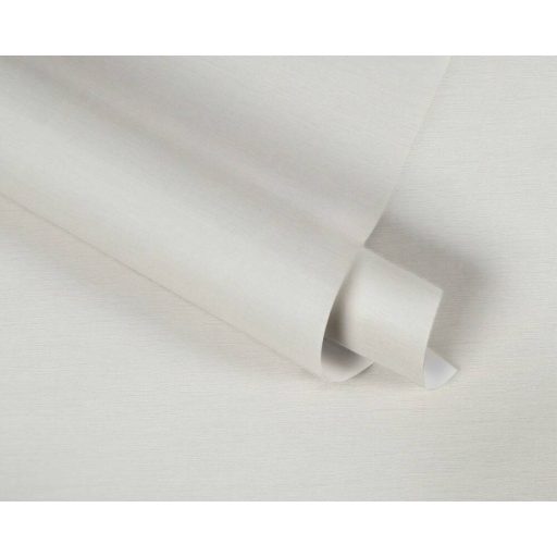 Finoman strukturált egyszínű törtfehér tónusú tapéta