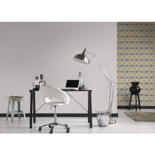 Finoman strukturált egyszínű szürke tónus tapéta