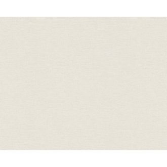   Strukturált textilhatású egyszínű minta krém/krémszürke tónus tapéta